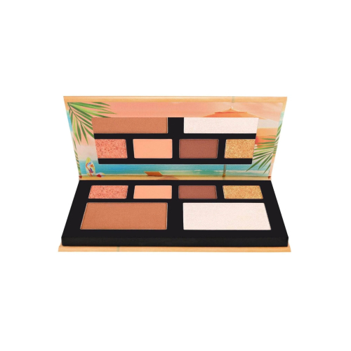 W7 - Palette de fards à paupières et visage Tropical Escape - Clair-Moyen