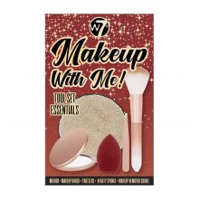 W7 - Set d'accessoires de maquillage Makeup With Me!