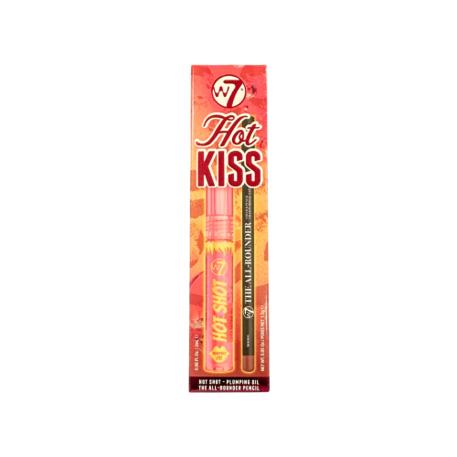 W7 - Coffret rouge à lèvres et gloss Hot Kiss