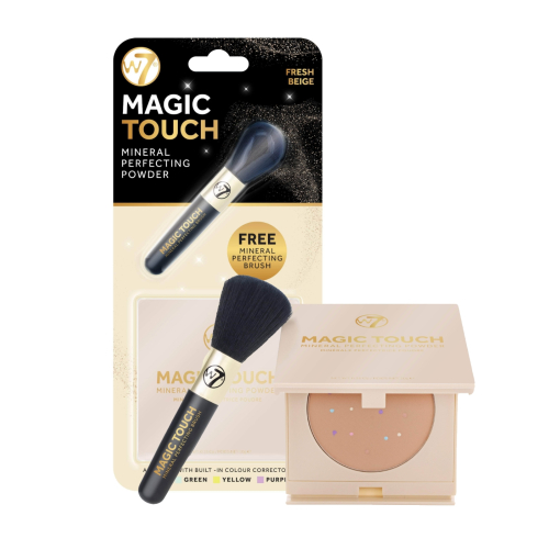 W7 - Coffret poudre translucide + pinceau Magic Touch