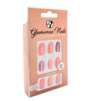W7 - Faux ongles Glamorous Nails - Cupcake Icing