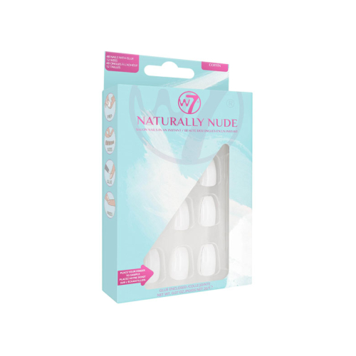 W7 - Faux Ongles Naturally Nude - Coffin