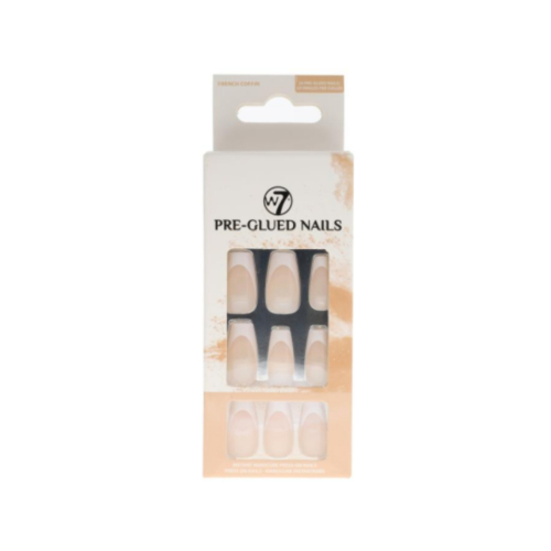 W7 - Faux Ongles Pre-Glued Nails - French Coffin