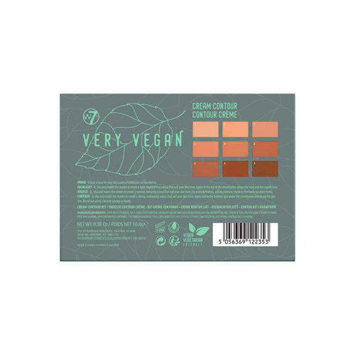 W7 - *Very Vegan* - Palette contour crème