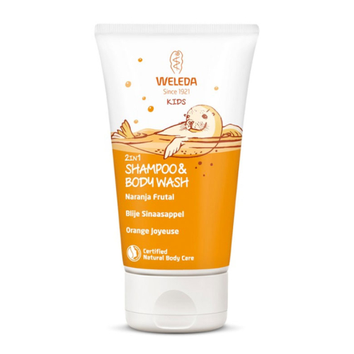 Weleda - Shampooing et corps de lavage Kids - Fruits orange