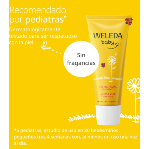 Weleda - Crème pour le visage Baby - Calendula