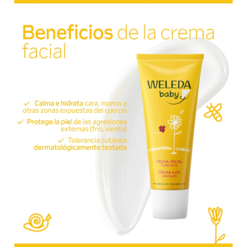 Weleda - Crème pour le visage Baby - Calendula