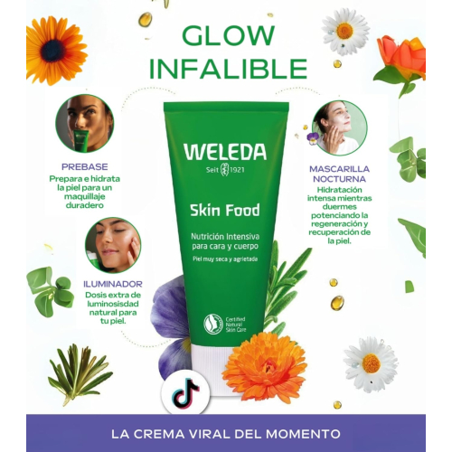 Weleda - Crème nourrissante pour le visage et le corps Skin Food 30ml