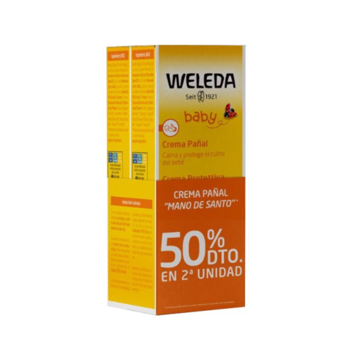 Weleda - Pack de 2 crèmes de change au calendula Baby
