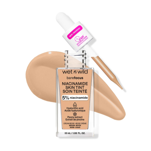 Wet N Wild - Fond de teint Bare Focus Niacinamide Skin Tint - Cream Beige