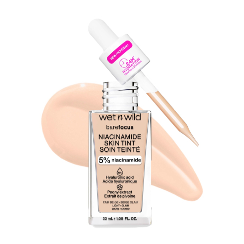 Wet N Wild - Fond de teint Bare Focus Niacinamide Skin Tint - Fair Beige