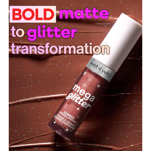 Wet n Wild - Rouge à lèvres liquide scintillant Mega Glitter - Hear Me Out