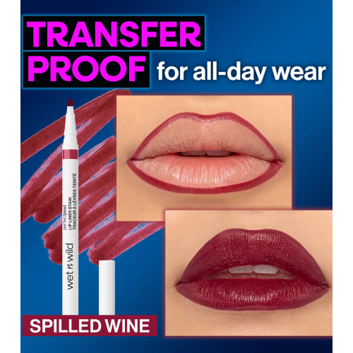 Wet n Wild - Crayon à lèvres Perfect Pout - Spilled Wine