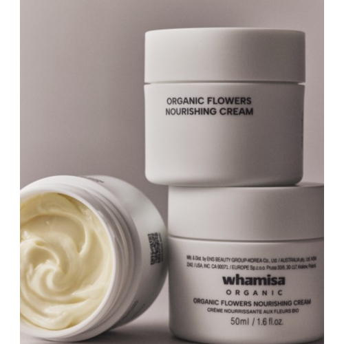 Whamisa - *Organic Flowers* - Crème visage nourrissante
