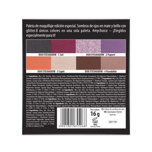 Wibo - *#MYCHOICEWIBO* -  Palette d'ombres x Anabel Mua