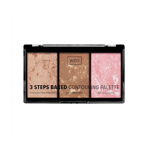 Wibo - Palette visage 3 Steps Baked Contouring