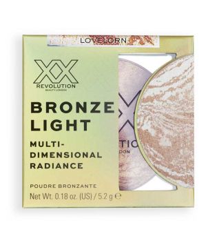 XX Revolution - Poudre bronzante Bronze Light Marbled Bronzer - Lovelorn Deep