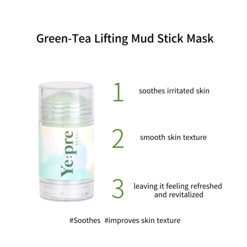 Ye:pre - Masque facial en stick Green-Tea Lifting