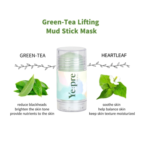 Ye:pre - Masque facial en stick Green-Tea Lifting