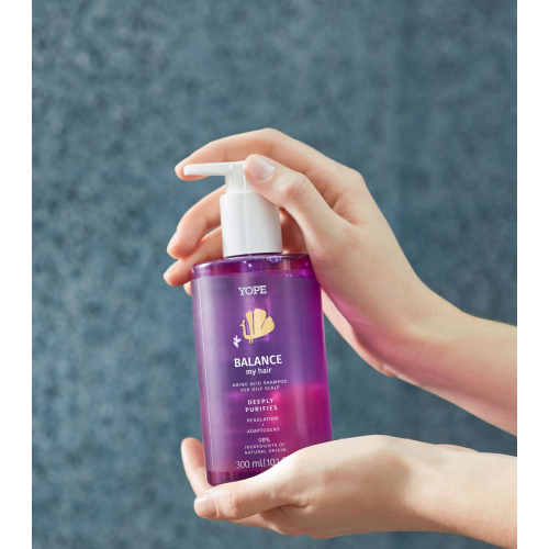 Yope - *Balance My Hair* - Shampoing naturel aux acides aminés - Cuir chevelu gras