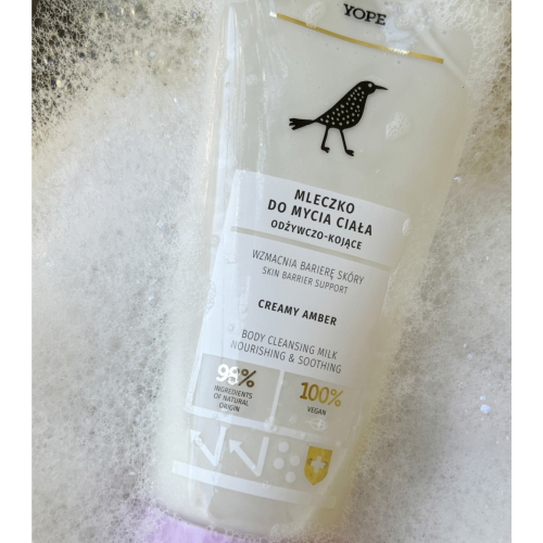Yope - *Creamy Amber* - Lait nettoyant nourrissant pour le corps