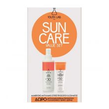 Youth Lab - Set Sun Care Crème visage SPF50 + lotion pour le corps SPF30 - Peau normale ou sèche