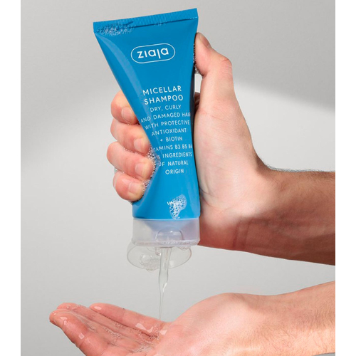 Ziaja - *Antioxydant* - Shampoing micellaire pour cheveux abîmés, teints ou bouclés