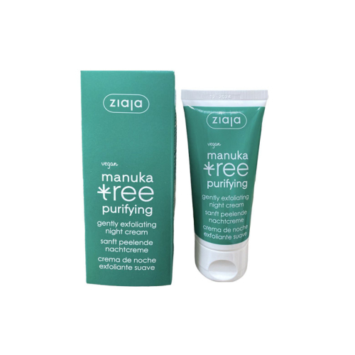Ziaja - Crème exfoliante de nuit avec de l'acide amandes Manuka Tree