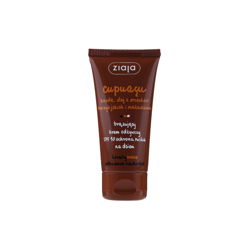 Ziaja - Crème de jour autobronzante visage SPF10 Cupuaçu