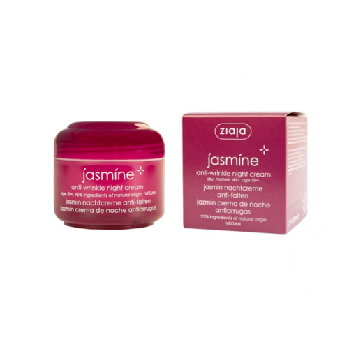 Ziaja - crème faciale de nuit anti-rides Jasmine