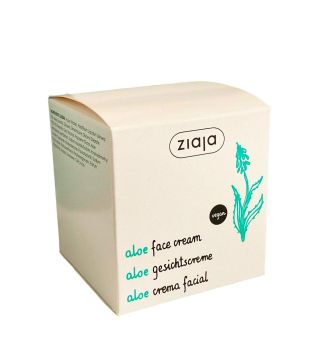 Ziaja - Crème visage hydratante de l’Aloe - Sèche et peau normale.