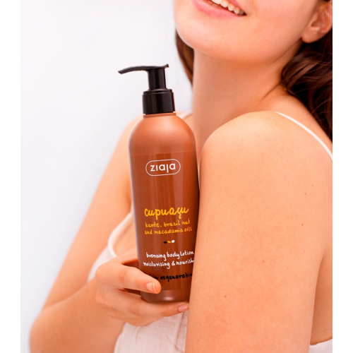 Ziaja - Lait corporel autobronzant hydratant et nourrissant Cupuaçu