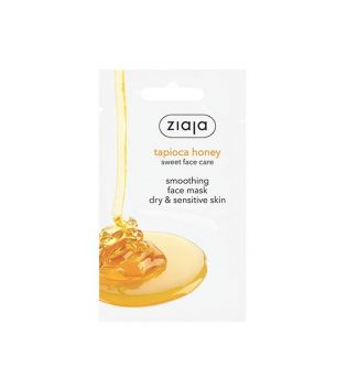 Ziaja - Masque facial adoucissant au miel de tapioca pour les peaux sèches et sensibles