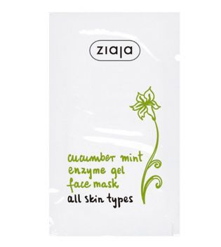 Ziaja - Masque gel enzyme concombre menthe