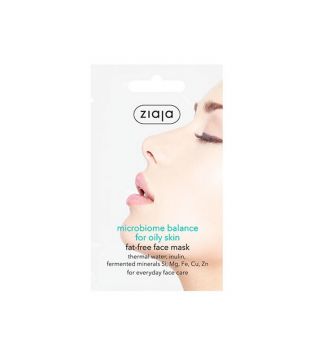Ziaja - Masque facial microbiome - Sans huile pour les peaux grasses