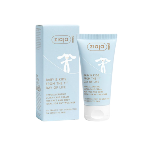 Ziaja Med - *Baby & Kids* - Crème hypoallergénique visage et corps ultra-care