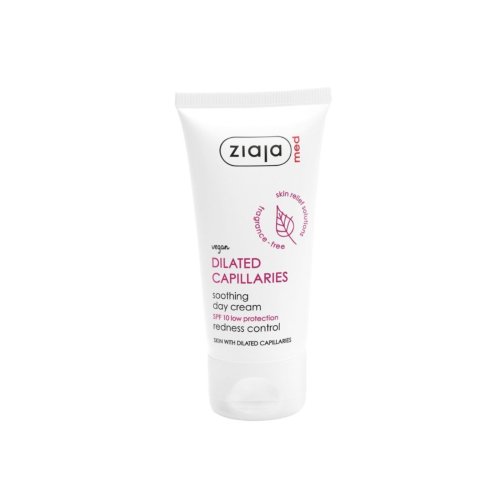 Ziaja Med - *Capillaires dilatés* - Crème de jour apaisante SPF10