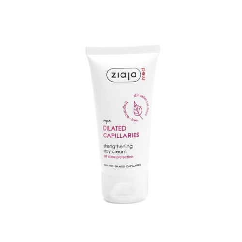 Ziaja Med - *Capillaires dilatés* - Crème de jour fortifiante pour le visage SPF6