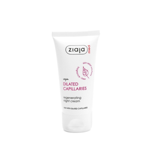 Ziaja Med - *Capilares Dilatados* - Crème de nuit régénérante pour le visage