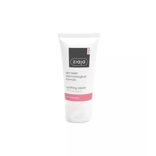 Ziaja Med - Crème visage apaisante anti-rougeurs SPF6
