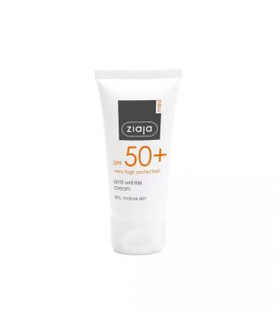 Ziaja Med - Crème solaire anti-rides SPF50+ - Peaux sèches et matures