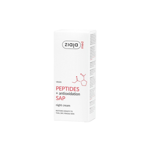 Ziaja Med - *Peptides* - Crème de nuit antioxydante SAP pour le visage
