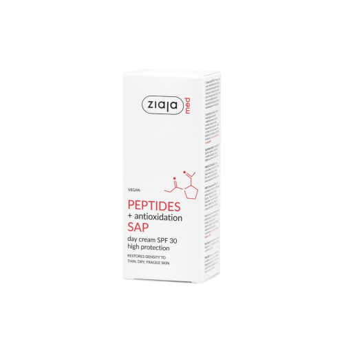 Ziaja Med - *Peptides* - Crème visage SPF30 avec SAP antioxydant