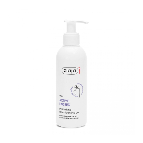 Ziaja Med - *Semillas de Lino* - Gel nettoyant hydratant pour le visage