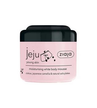 Ziaja - Mousse corporelle hydratante blanche Jeju Young Skin