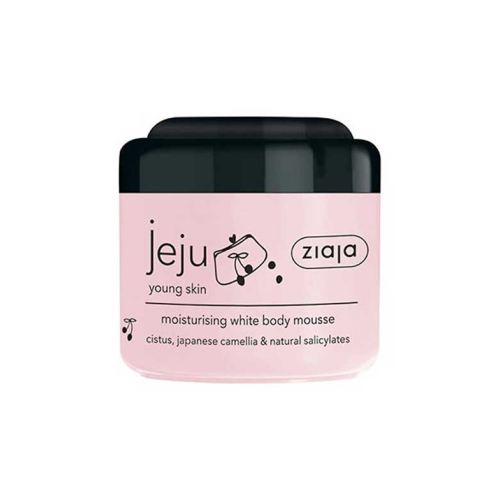 Ziaja - Mousse corporelle hydratante blanche Jeju Young Skin