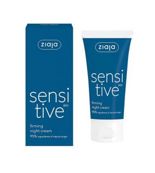 Ziaja - Sensitive - Crème de nuit raffermissante pour la peau sensible