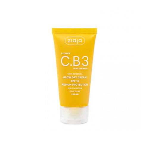 Ziaja - *Vitamin C.B3 Niacinamide* - Crème solaire visage Glow SPF15