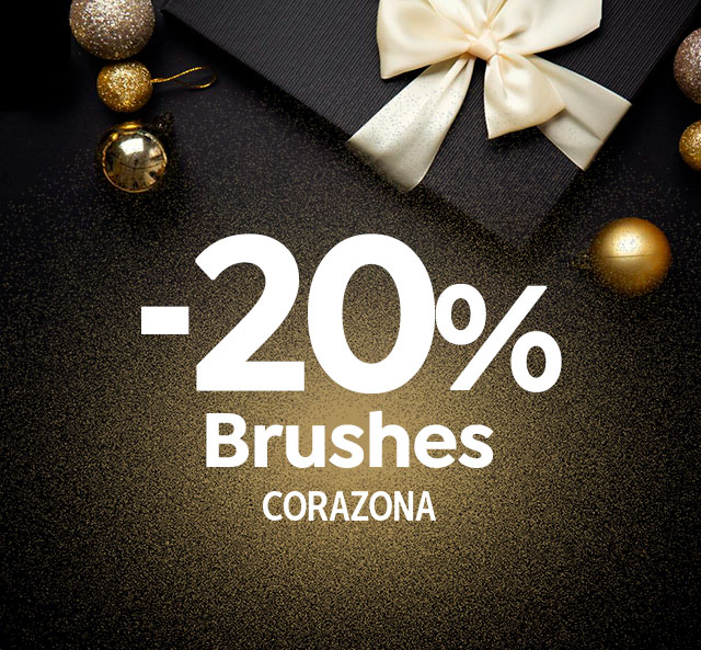 Adviento 17: -20% brochas CORAZONA
