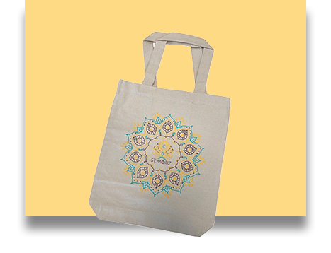 REGALO - St. Moriz - Bolsa tote bag de algodón